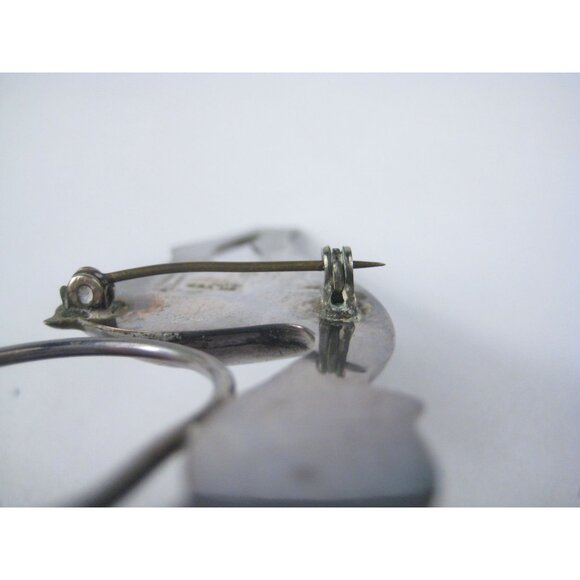 Antelope Vintage Sterling Silver Deer Brooch Pin 925 Mexico Taxco - Picture 8 of 9